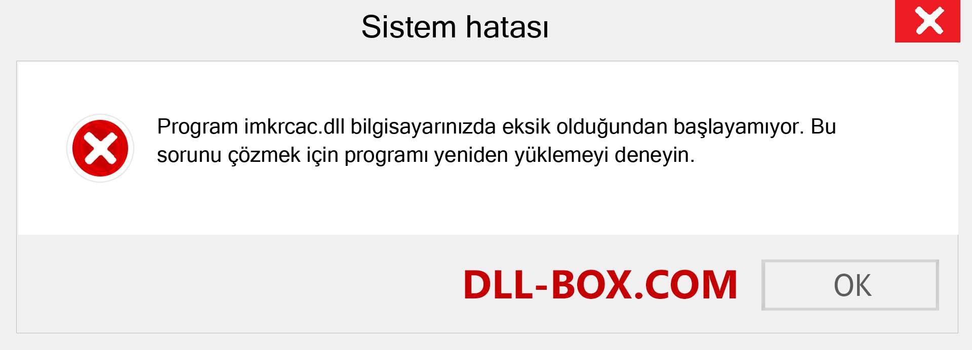 imkrcac.dll dosyası eksik mi? Windows 7, 8, 10 için İndirin - Windows'ta imkrcac dll Eksik Hatasını Düzeltin, fotoğraflar, resimler